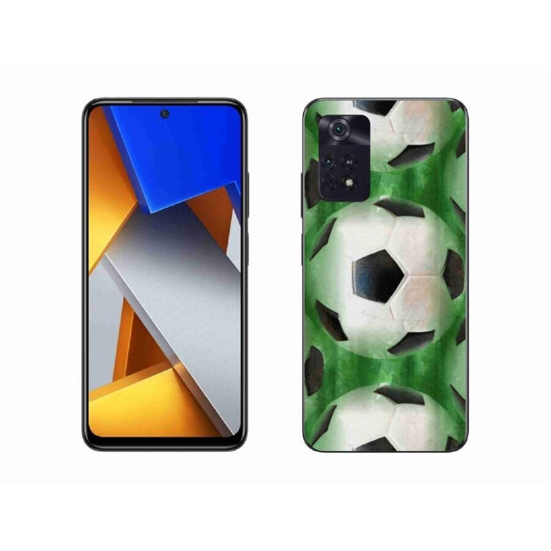 Gél borítás mmCase a Xiaomi Poco M4 Pro 4G-hez - focilabda