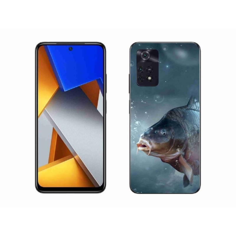 Gél borítás mmCase a Xiaomi Poco M4 Pro 4G-hez - ponty és buborékok