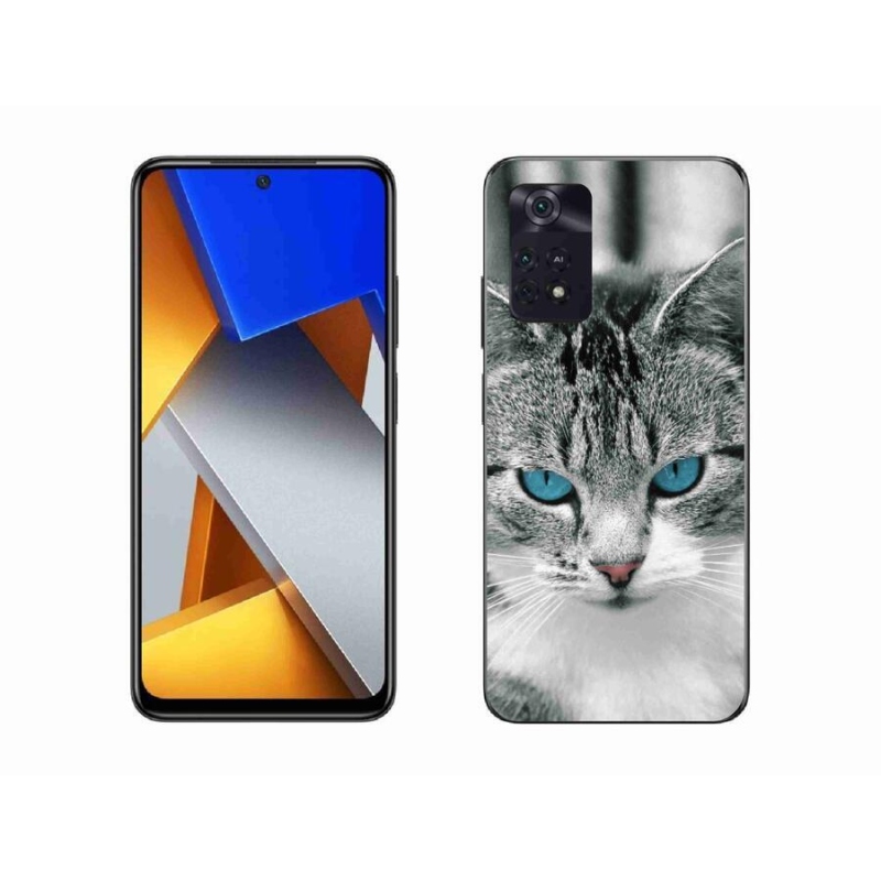 Gél borítás mmCase a Xiaomi Poco M4 Pro 4G-hez - cat view 1