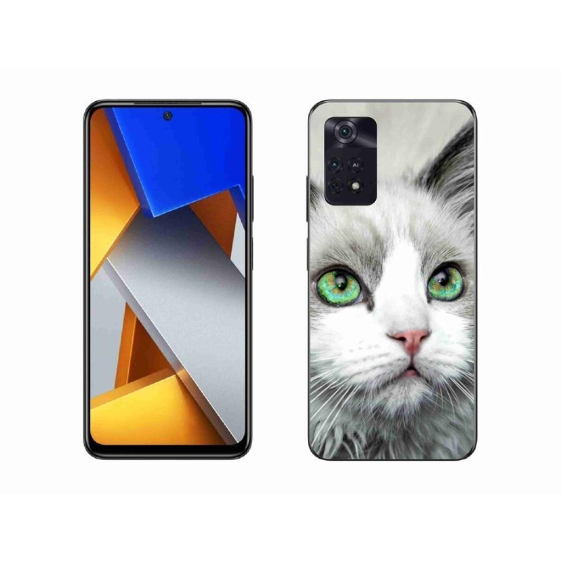 Gél borítás mmCase a Xiaomi Poco M4 Pro 4G-hez - macskaszem