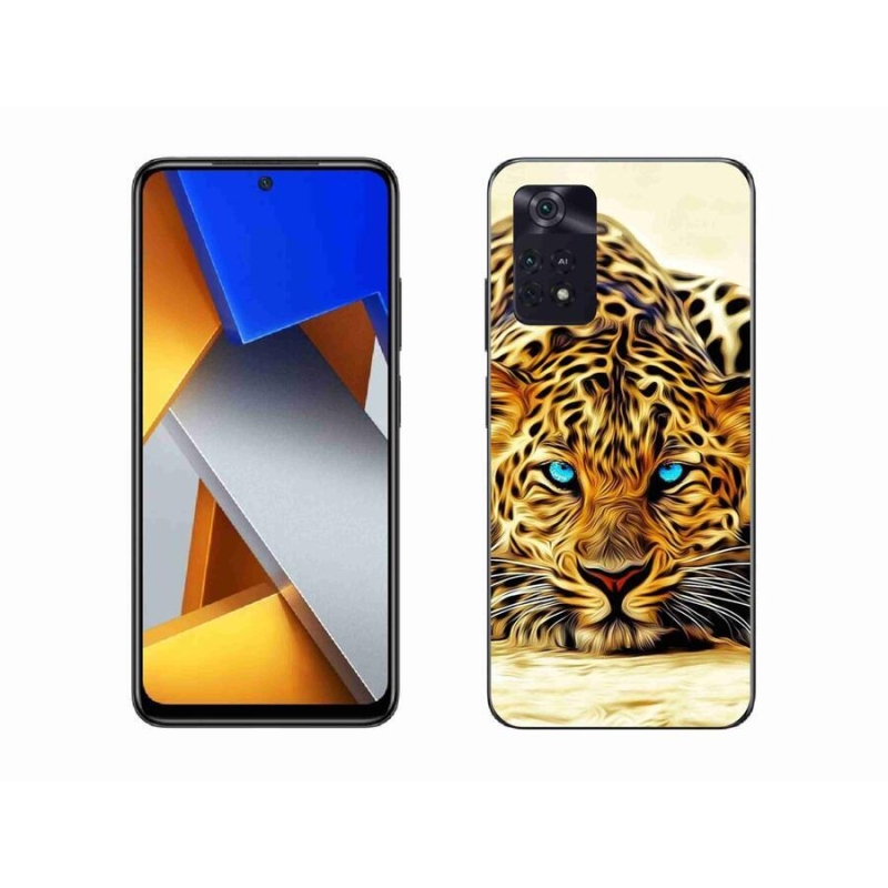 Gél borítás mmCase a Xiaomi Poco M4 Pro 4G számára - rajzfilm tigris