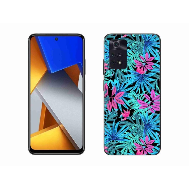 Gél borítás mmCase a Xiaomi Poco M4 Pro 4G-hez - virágok 3