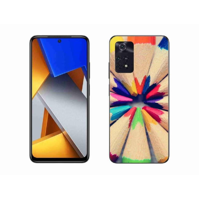 Gél borítás mmCase a Xiaomi Poco M4 Pro 4G-hez - zsírkréták