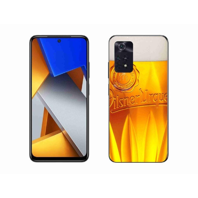 Gél borítás mmCase a Xiaomi Poco M4 Pro 4G számára - sör