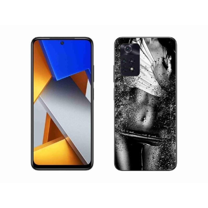 Gél borítás mmCase a Xiaomi Poco M4 Pro 4G-hez - szexi nő 1