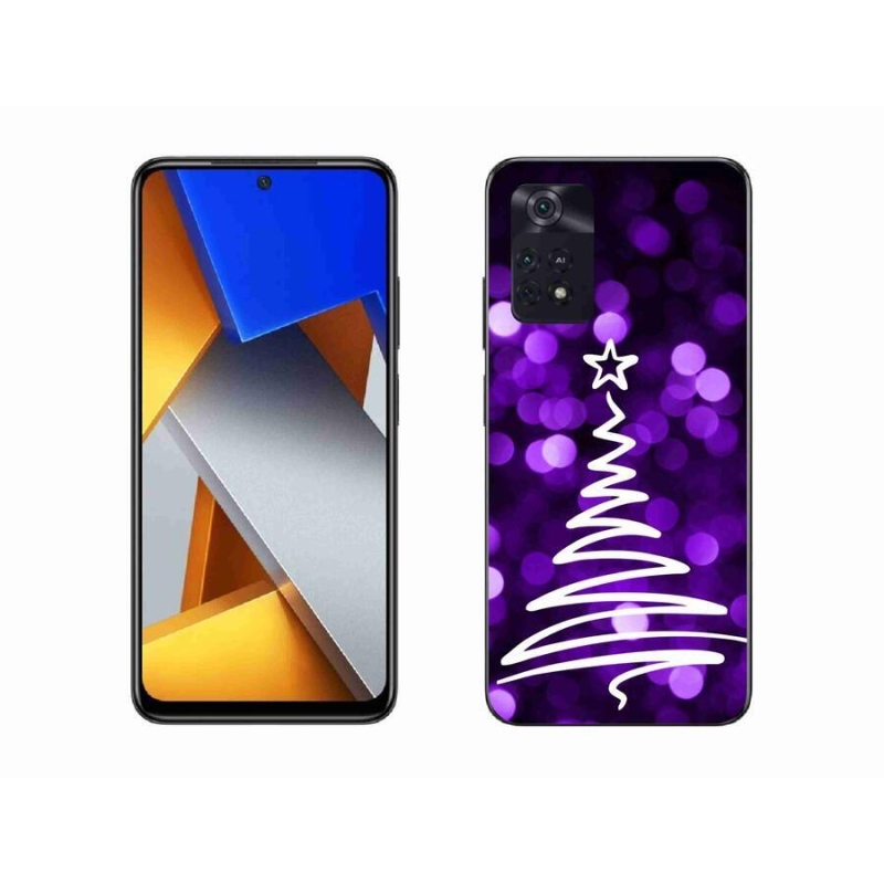 Gél borítás mmCase a Xiaomi Poco M4 Pro 4G-hez - fa