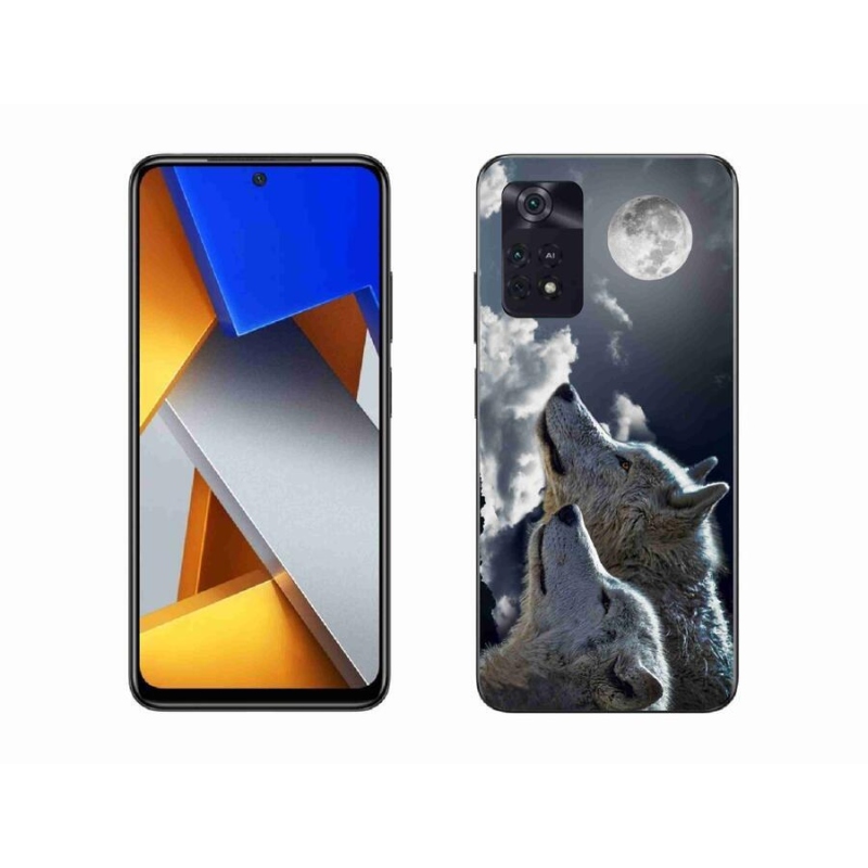 Gél borítás mmCase a Xiaomi Poco M4 Pro 4G-hez - farkasok