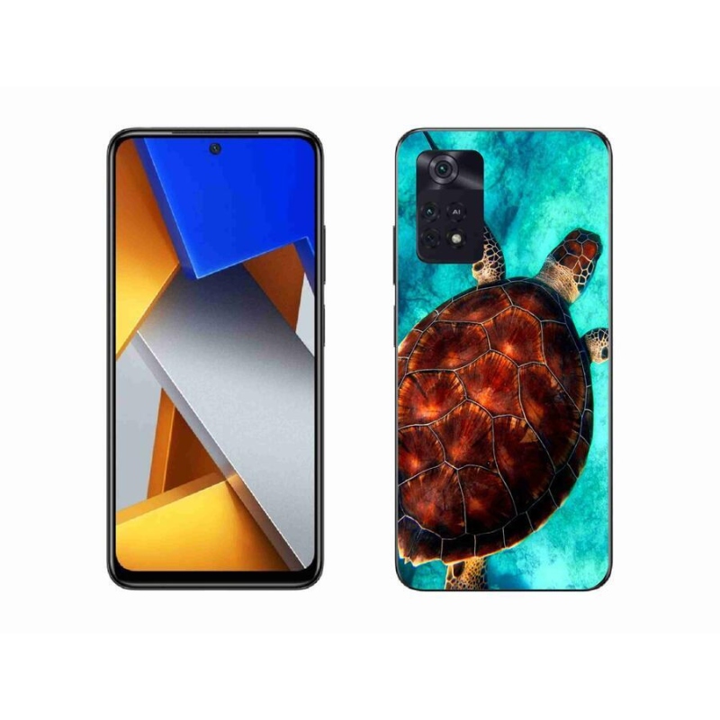 Gél borítás mmCase a Xiaomi Poco M4 Pro 4G-hez - teknősbéka