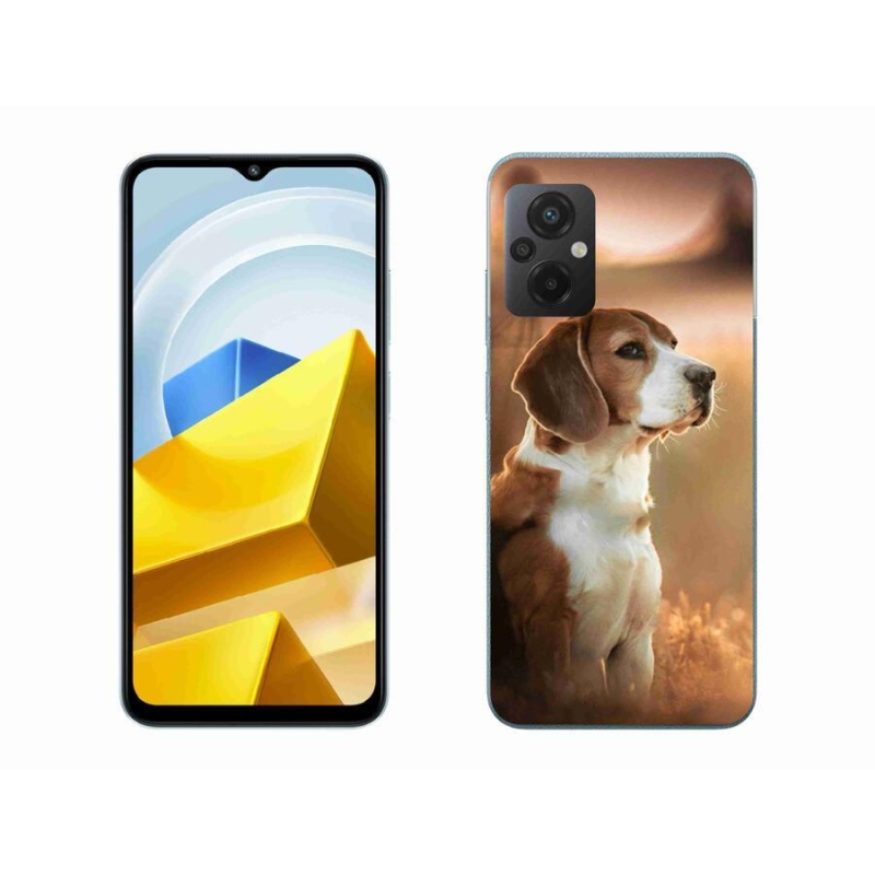 Gél védőburkolat mmCase a Xiaomi Poco M5 4G készülékhez - bézs színű