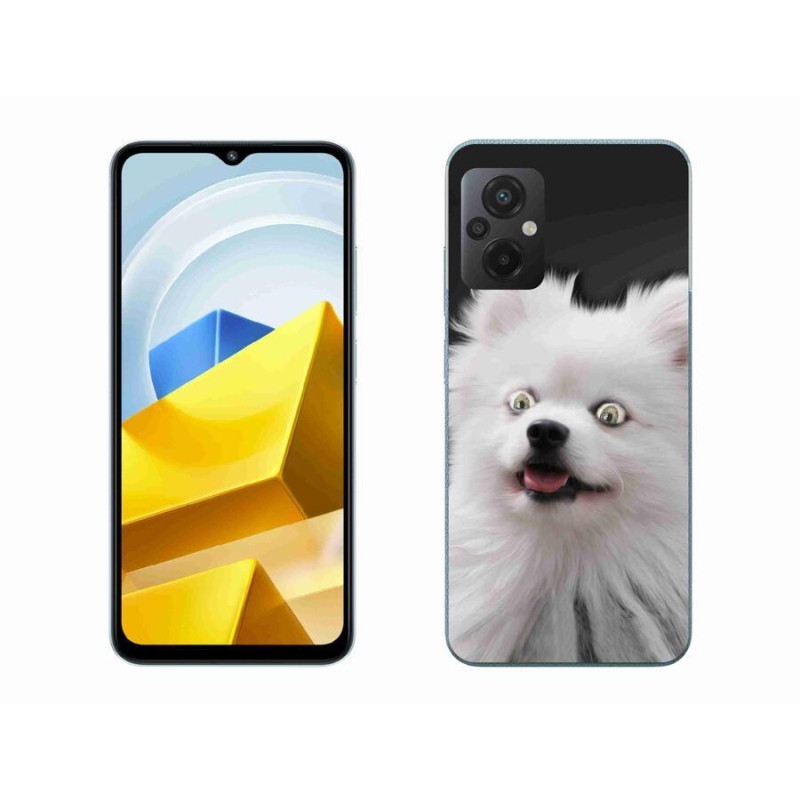 Gél borítás mmCase a Xiaomi Poco M5 4G-hez - fehér tipp
