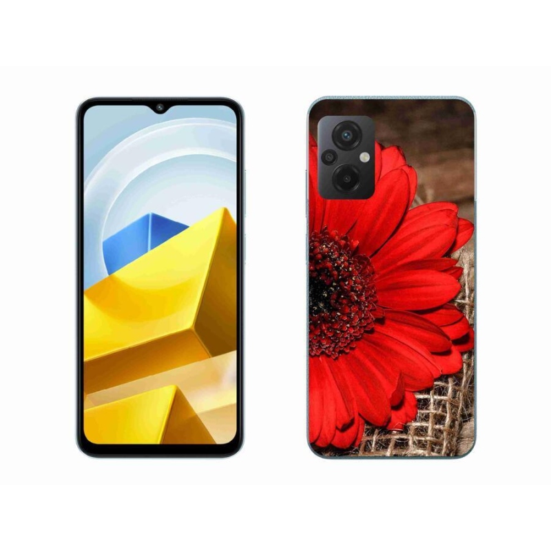 Gél borítás mmCase a Xiaomi Poco M5 4G-hez - gerbera