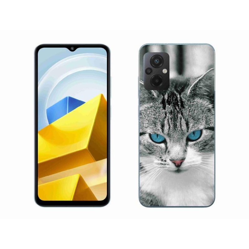 Gél borítás mmCase a Xiaomi Poco M5 4G-hez - cat view 1
