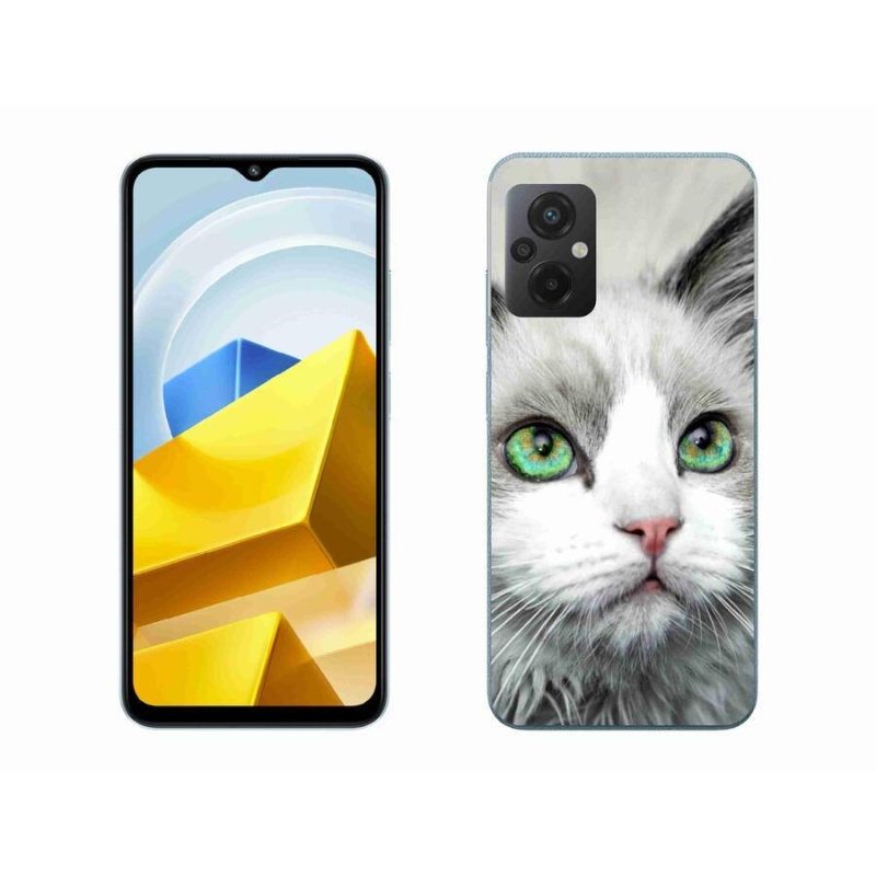 Gél borítás mmCase a Xiaomi Poco M5 4G-hez - macskaszem