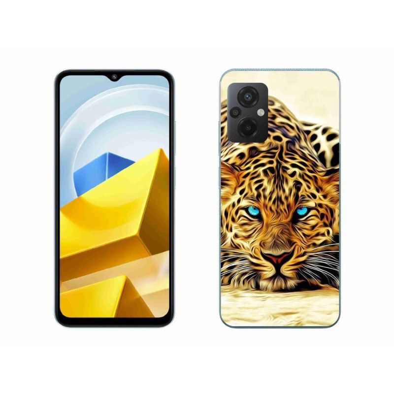 Gél borítás mmCase a Xiaomi Poco M5 4G-hez - rajzfilm tigris