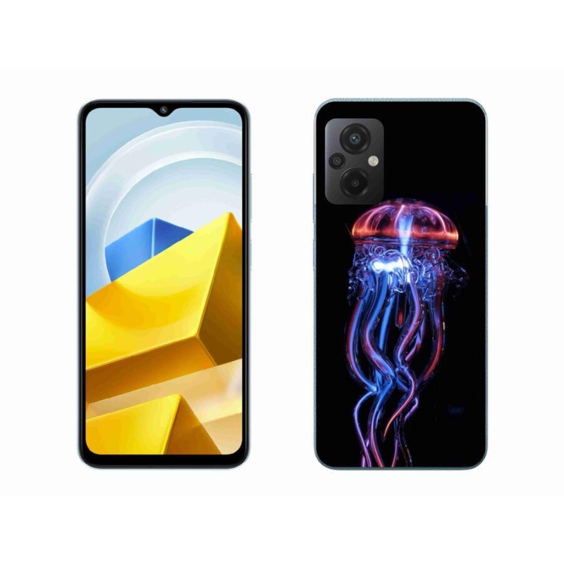 Gél borítás mmCase a Xiaomi Poco M5 4G-hez - medúza