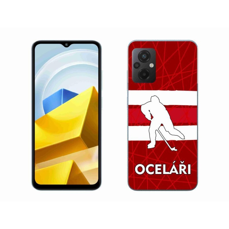 Gél borító mmCase a Xiaomi Poco M5 4G-hez - Acélszín