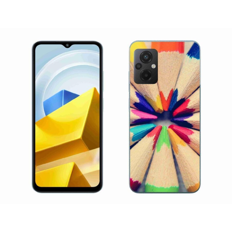 Gél borítás mmCase a Xiaomi Poco M5 4G-hez - zsírkréták