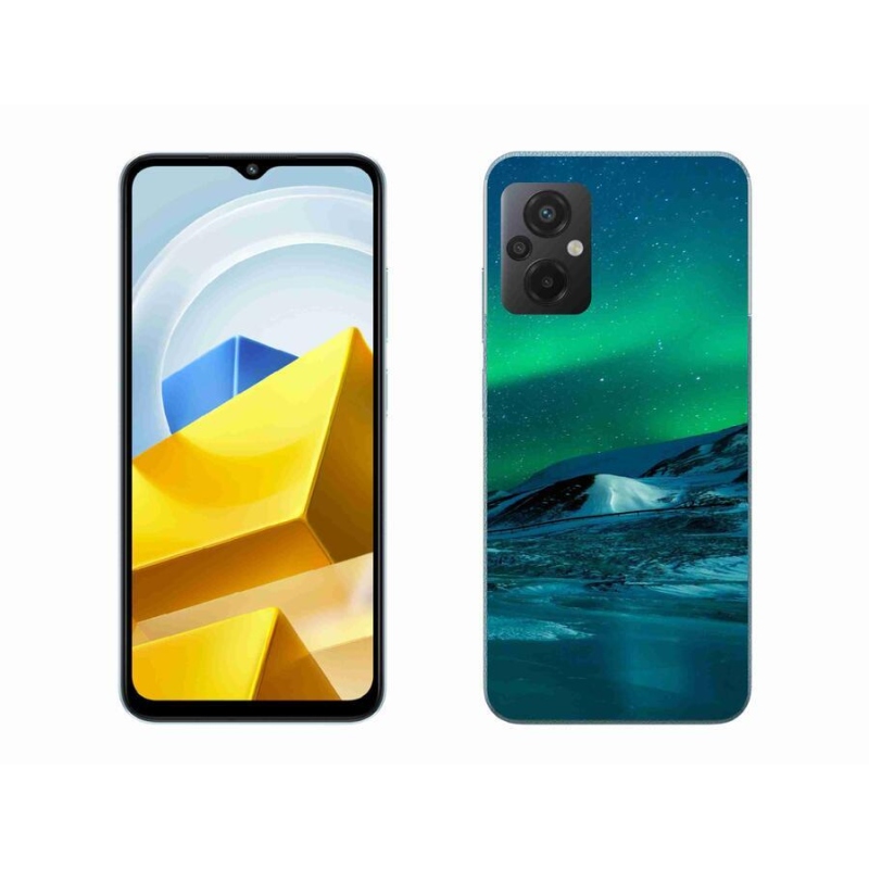 Gél borítás mmCase a Xiaomi Poco M5 4G-hez - sarki fény