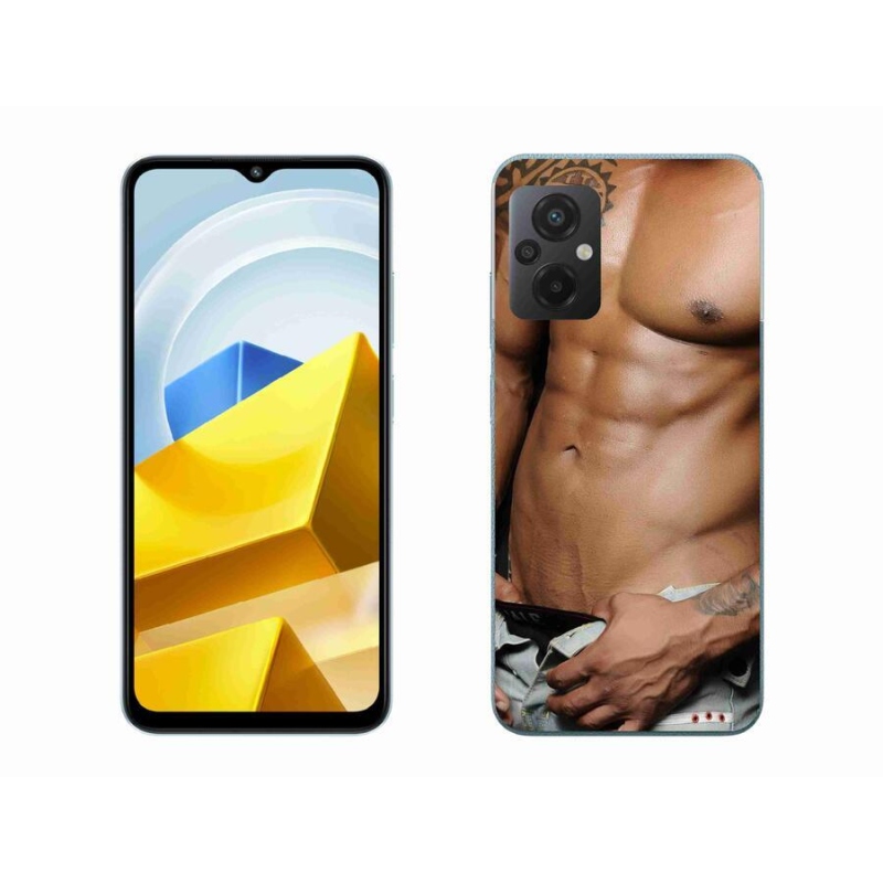 Gél borítás mmCase a Xiaomi Poco M5 4G-hez - szexi férfi