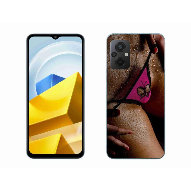 Gél borítás mmCase a Xiaomi Poco M5 4G-hez - szexi nő