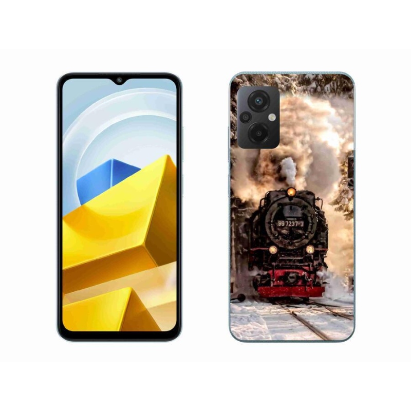 Gél borítás mmCase a Xiaomi Poco M5 4G-hez - vonat