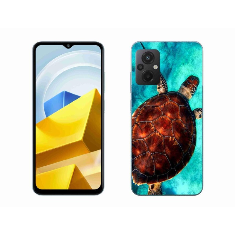 Gél borítás mmCase a Xiaomi Poco M5 4G-hez - teknősbéka
