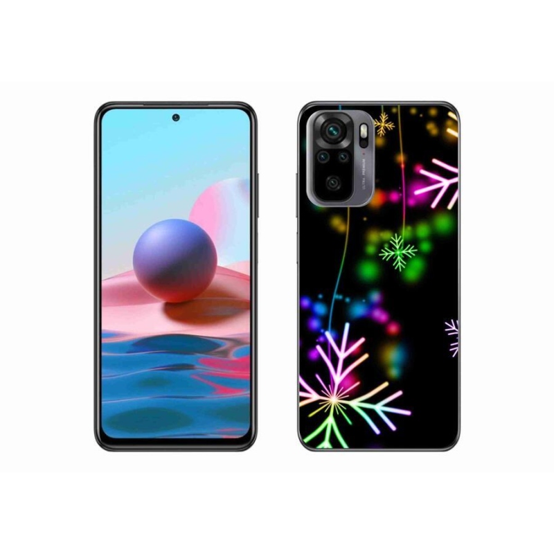 Gél borítás mmCase a Xiaomi Poco M5s készülékhez - színes pelyhekkel