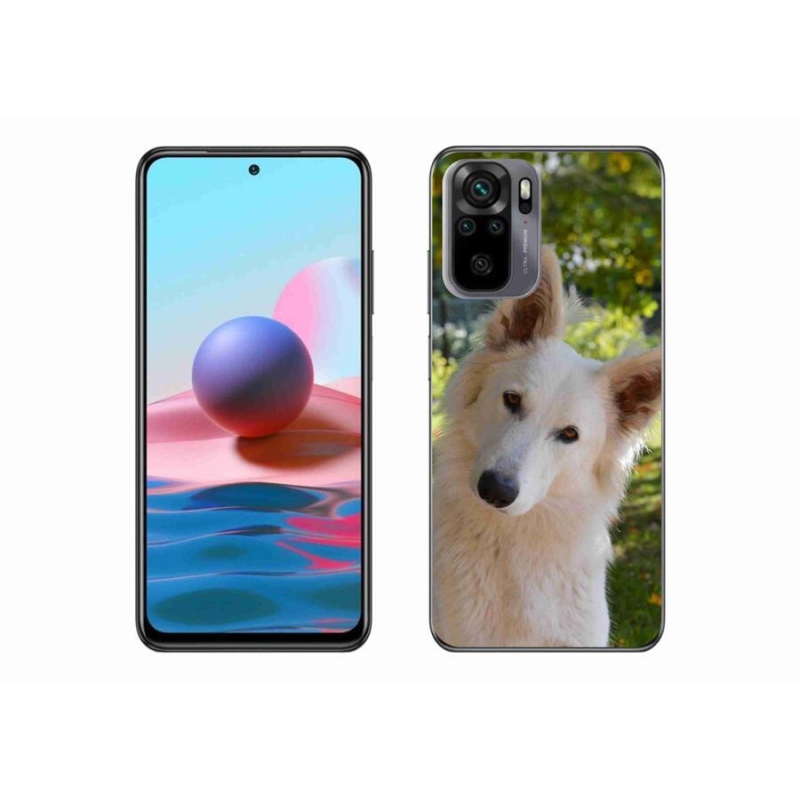 Gél borítás mmCase a Xiaomi Poco M5s készülékhez - fehér svájci juhász 1