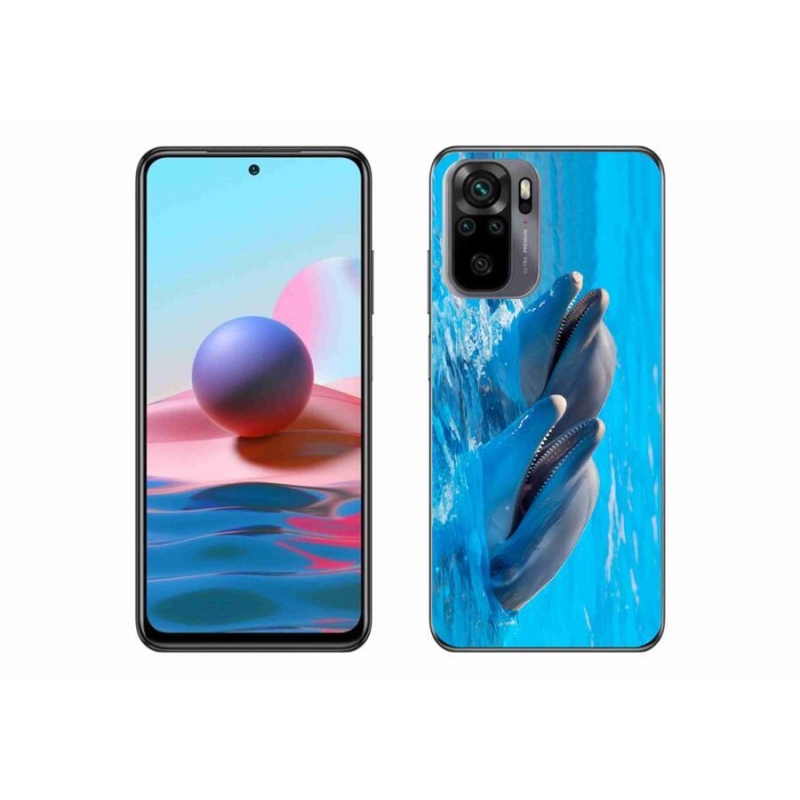 Gél borítás mmCase a Xiaomi Poco M5s készülékhez - delfinek