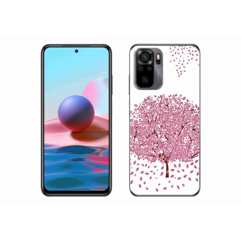 Gél borítás mmCase a Xiaomi Poco M5s készülékhez - rajzfilmfa levelekkel