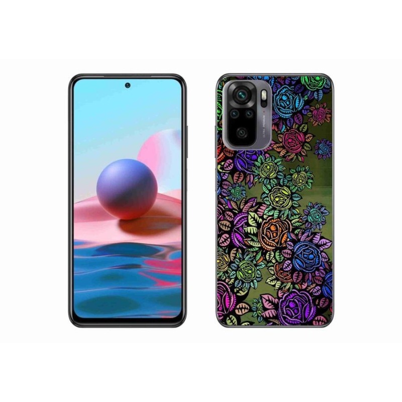 Gél borítás mmCase a Xiaomi Poco M5s számára - virágok 6