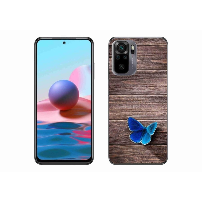 Gél védőhuzat mmCase a Xiaomi Poco M5s készülékhez - kék pillangó 1