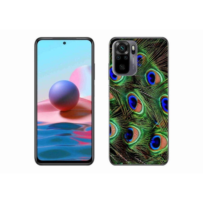 Gél borítás mmCase a Xiaomi Poco M5s készülékhez - pávatoll