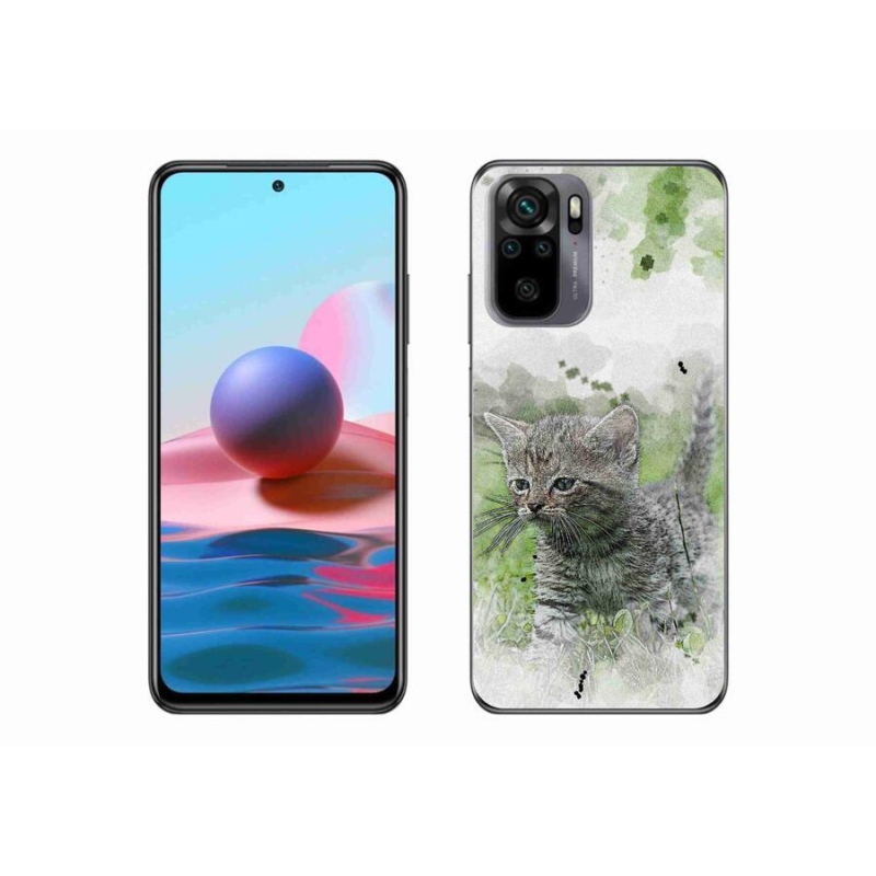 Gél borítás mmCase a Xiaomi Poco M5s készülékhez - aranyos cica 1