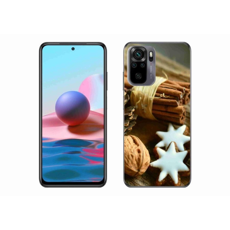 Gél borítás mmCase a Xiaomi Poco M5s készülékhez - fahéj és mézeskalács