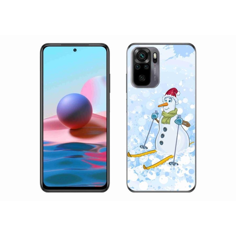 Gél borítás mmCase a Xiaomi Poco M5s készülékhez - hóember