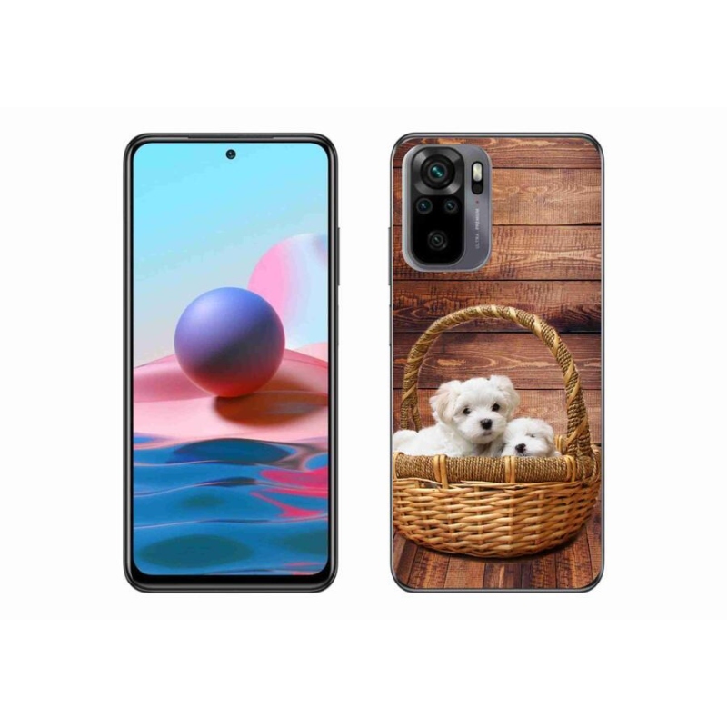 Gél borítás mmCase a Xiaomi Poco M5s számára - kölyökkutyák
