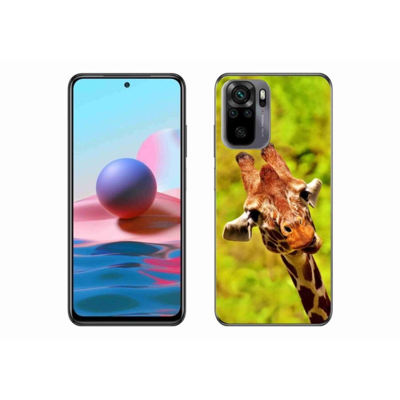 Gél borítás mmCase a Xiaomi Poco M5s készülékhez - zsiráf