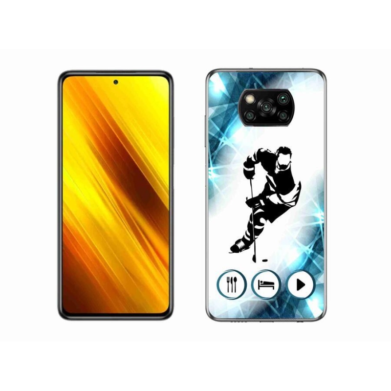 Gél borítás mmCase a Xiaomi Poco X3-hoz - jégkorong 1