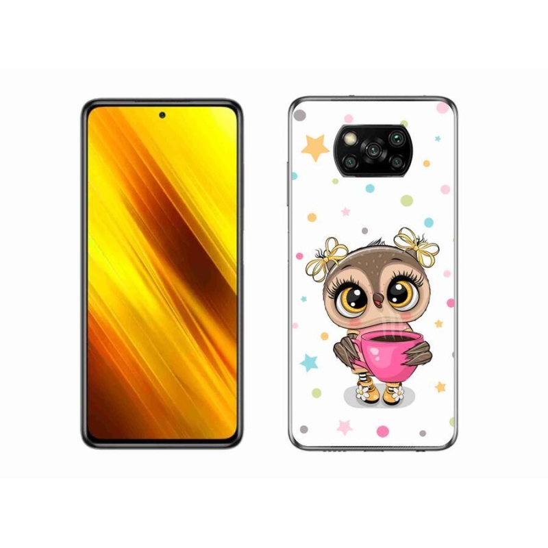 Gél borítás mmCase a Xiaomi Poco X3-hoz - rajzfilm bagoly