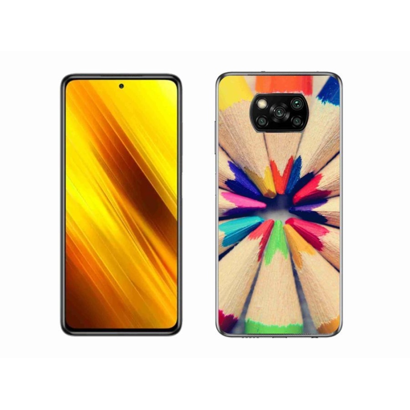 Gél borítás mmCase a Xiaomi Poco X3-hoz - zsírkréták