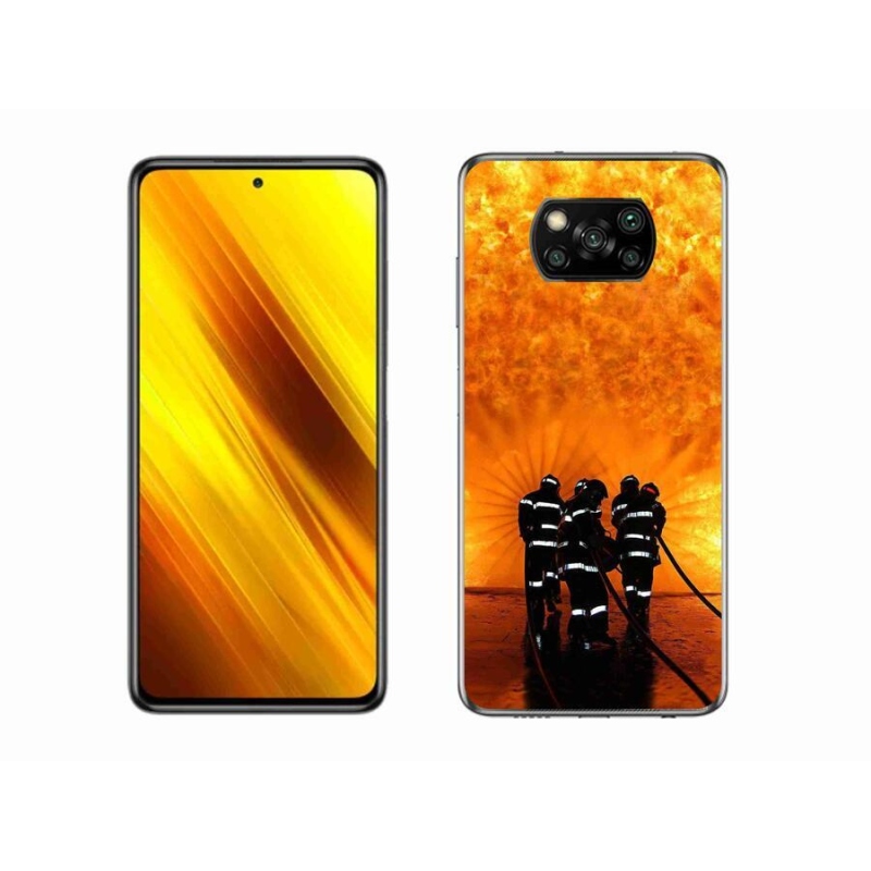 Gél borítás mmCase a Xiaomi Poco X3-hoz - tűz