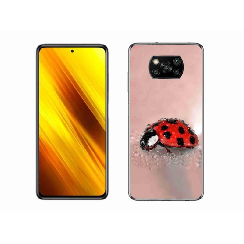 Gél borítás mmCase a Xiaomi Poco X3 Pro számára - katicabogár