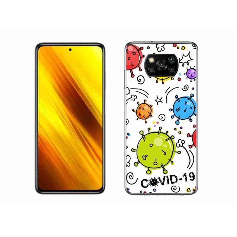 Gél borítás mmCase a Xiaomi Poco X3 Pro számára - covid 2