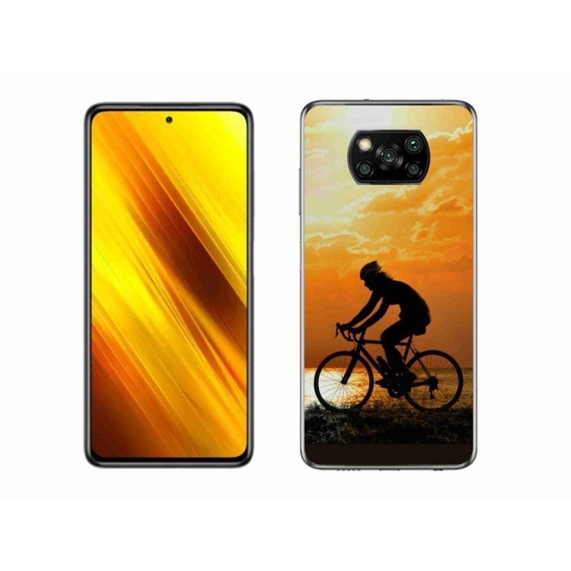 Gél borítás mmCase a Xiaomi Poco X3 Pro számára - kerékpározás