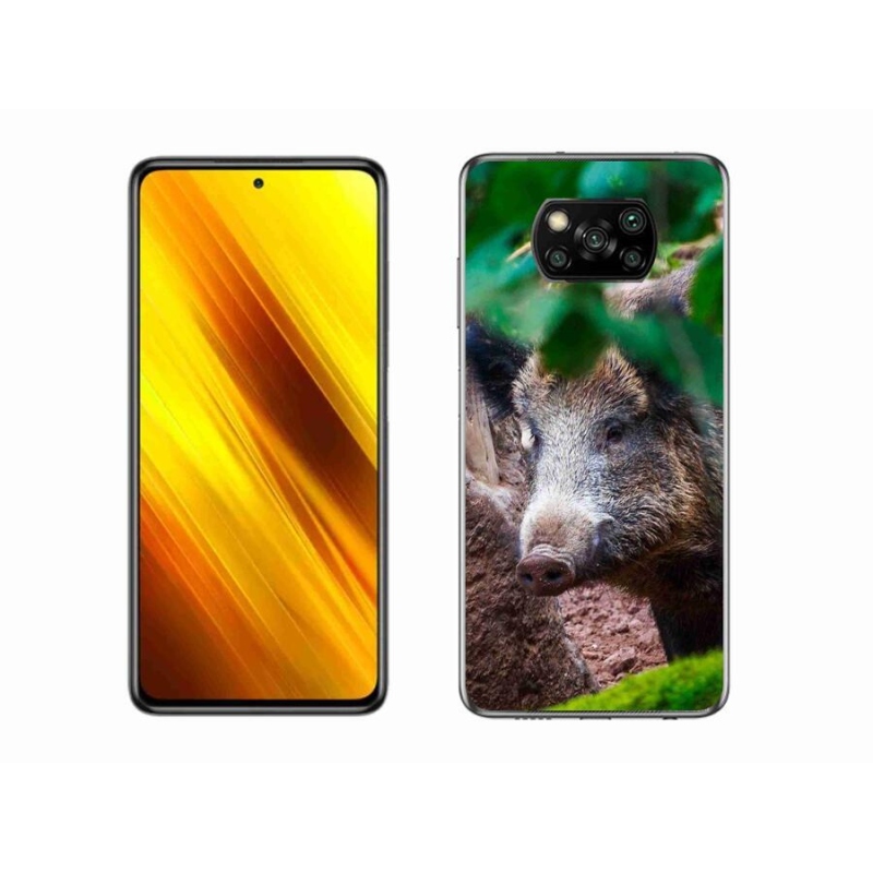 Gél borítás mmCase a Xiaomi Poco X3 Pro számára - vaddisznó