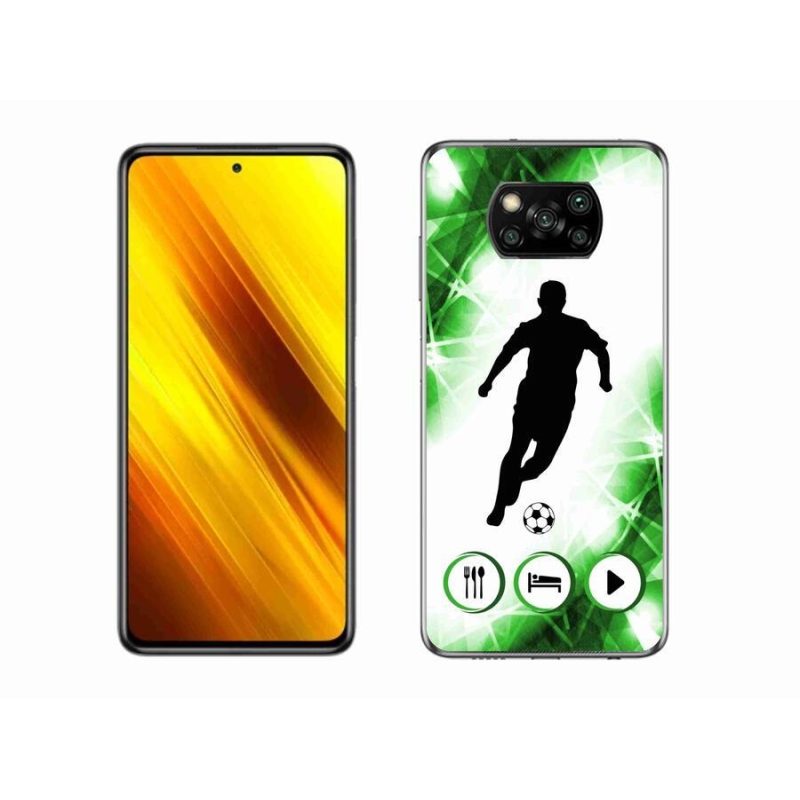 Gél borítás mmCase a Xiaomi Poco X3 Pro számára - focista