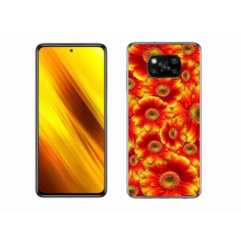 Gél borítás mmCase a Xiaomi Poco X3 Pro készülékhez - gerbera 1