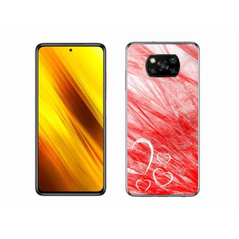 Gél borítás mmCase a Xiaomi Poco X3 Pro számára - szív