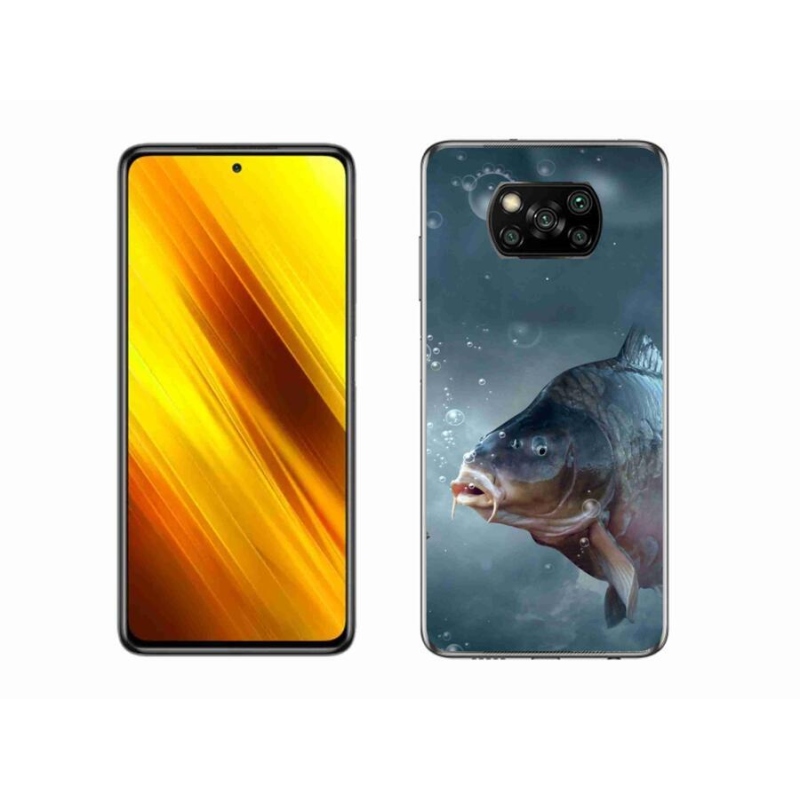 Gél borítás mmCase a Xiaomi Poco X3 Pro számára - ponty és buborékok